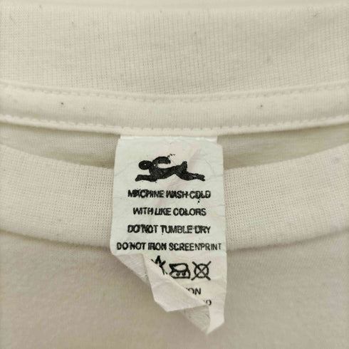 ヘッドショット スマイル プリント S/S Tシャツ メンズ import:L