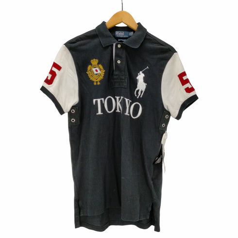 ポロバイラルフローレン Polo by RALPH LAUREN TOKYO 日本国旗 ビッグポニーポロシャツ メンズ import:M