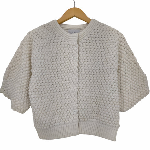 クラネ CLANE 23SS 3D DOT HALF SLEEVE KNIT CARDIGAN ポップコーンニットカーディガン レディース 1