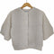 クラネ CLANE 23SS 3D DOT HALF SLEEVE KNIT CARDIGAN ポップコーンニットカーディガン レディース 1