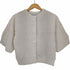 クラネ CLANE 23SS 3D DOT HALF SLEEVE KNIT CARDIGAN ポップコーンニットカーディガン レディース 1