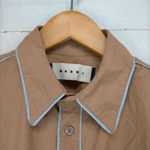 マルニ MARNI コットンS/Sパイピングシャツ メンズ