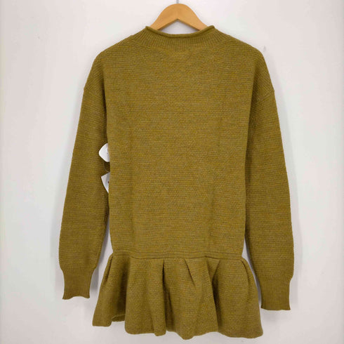 エリン ELIN 19AW ペプラムニット 長袖 チュニックワンピース レディース 00