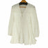 ザラ ZARA SHORT DRESS WITH CUTWORK EMBROIDERY レディース S