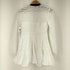 ザラ ZARA SHORT DRESS WITH CUTWORK EMBROIDERY レディース S
