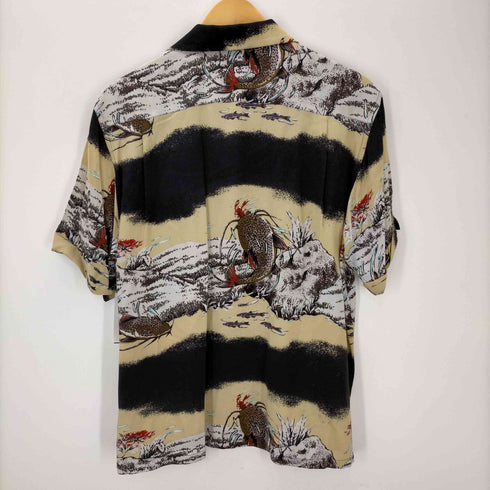 オアグローリー OR GLORY S/S レーヨン開襟アロハシャツ 和柄 メンズ JPN:M
