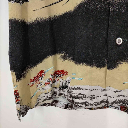 オアグローリー OR GLORY S/S レーヨン開襟アロハシャツ 和柄 メンズ JPN:M