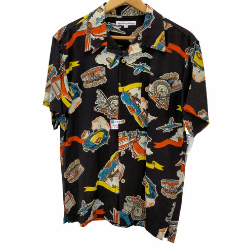 バルセドス モデラート barcedos moderate S/S 総柄開襟レーヨンシャツ メンズ JPN:M