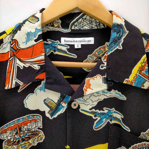 バルセドス モデラート barcedos moderate S/S 総柄開襟レーヨンシャツ メンズ JPN:M