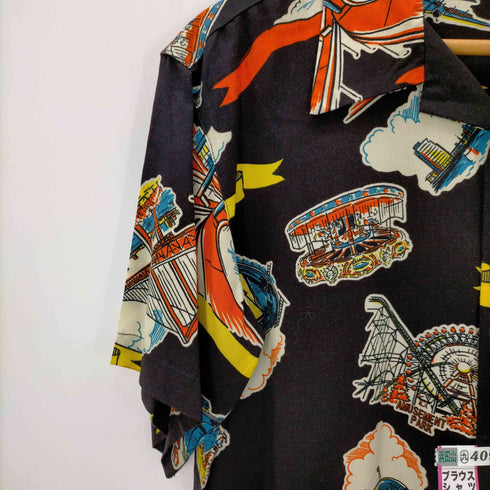 バルセドス モデラート barcedos moderate S/S 総柄開襟レーヨンシャツ メンズ JPN:M