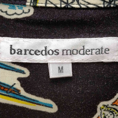 バルセドス モデラート barcedos moderate S/S 総柄開襟レーヨンシャツ メンズ JPN:M