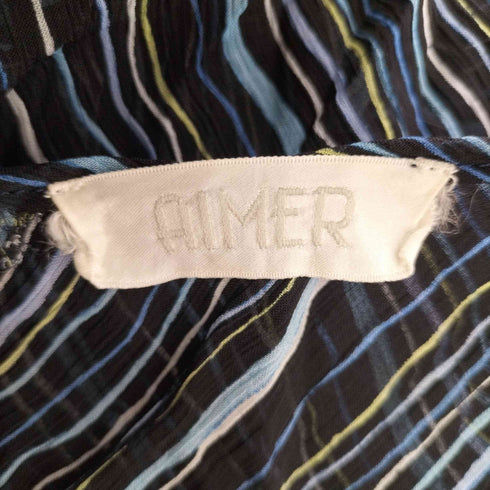 エメ AIMER フロントギャザーワンピース レディース