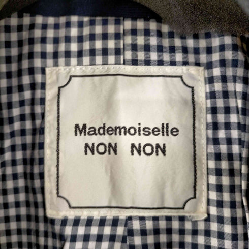 マドモアゼルノンノン mademoiselle nonnon テーラードジャケット シングル コットン レディース ONE SIZE