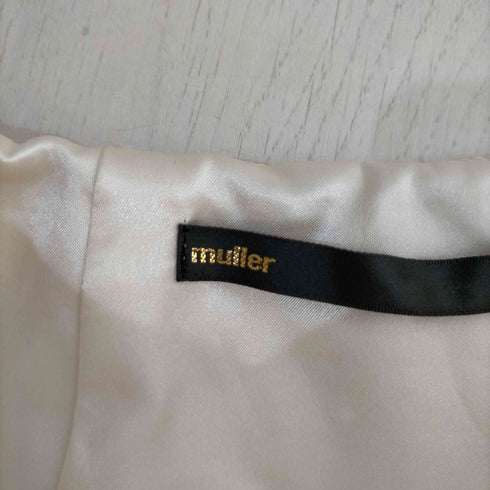 ミュラーオブヨシオクボ muller of yoshiokubo フレアスカート ロング ウール混 レース 刺繍 レディース JPN:38