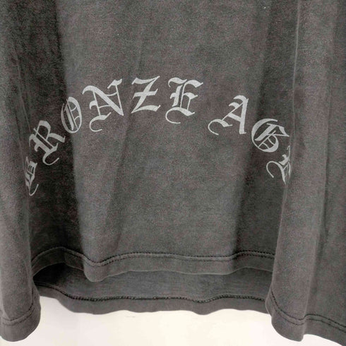 ブロンズ エイジ BRONZE AGE 90S USA製 OLD サークルフィッシュ バックプリント 半袖Tシャツ メンズ import:M