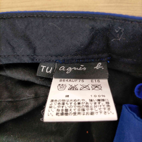 アニエスベー agnes b. コットンリボンキャップ レディース TU