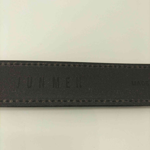 ジュンメン JUNMEN バックルカウレザーベルト メンズ