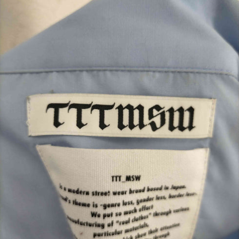 ティーモダンストリートウエア TTT_MSW プルオーバーシャツ メンズ JPN:M
