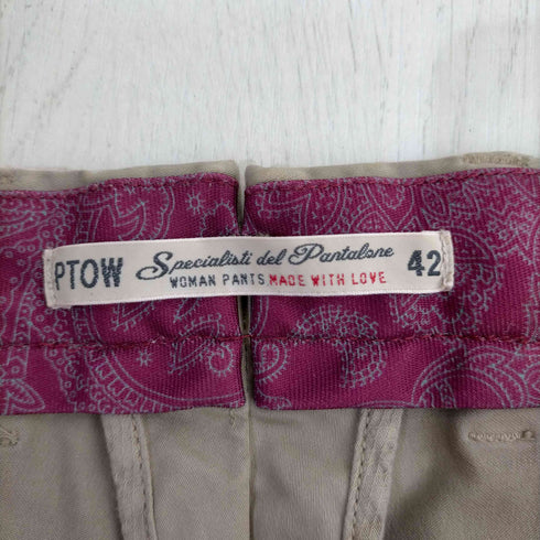 PTOW テーパードパンツ チノパンツ ジップフライ メンズ JPN:42