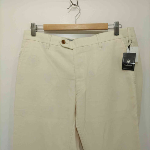 ニューヨーカー NEWYOKER BY KEITA MARUYAMA コットン混ベルテッドストレートパンツ メンズ LL