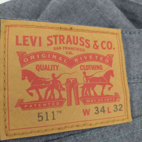 リーバイス Levis 511 Slim Fit テーパードパンツ メンズ W34L32