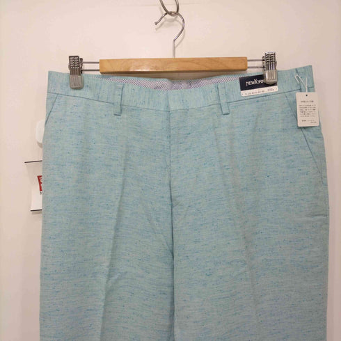 ニューヨーカー NEWYOKER リネン・シルク混 テーパードパンツ メンズ 88