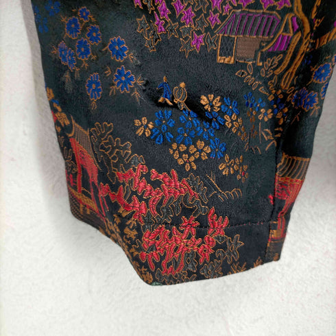 チコ CHICO'S ジャガード織 総柄マルチカラージップブルゾン レディース JPN:1