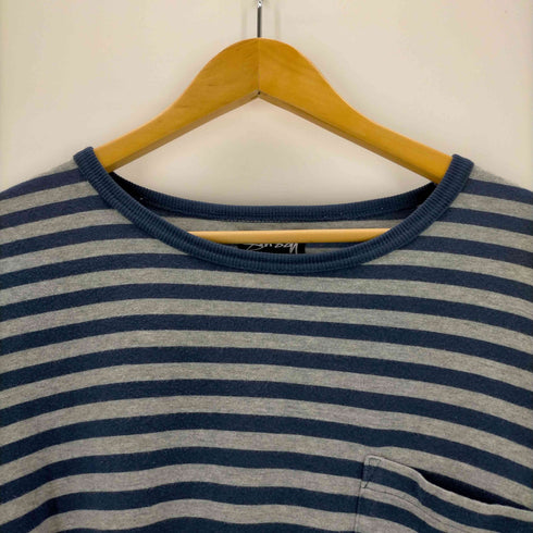 ステューシー Stussy 00s ボーダー ポケットカットソー メンズ JPN:XL