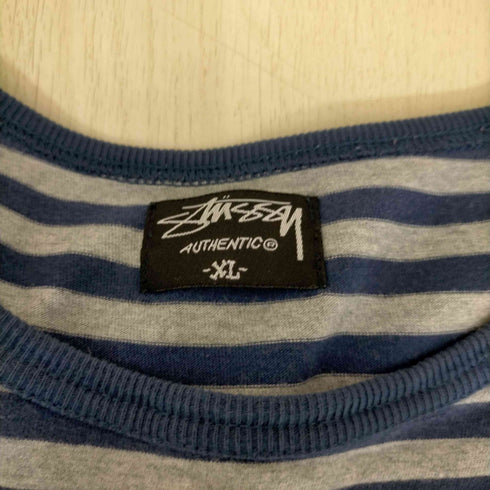 ステューシー Stussy 00s ボーダー ポケットカットソー メンズ JPN:XL