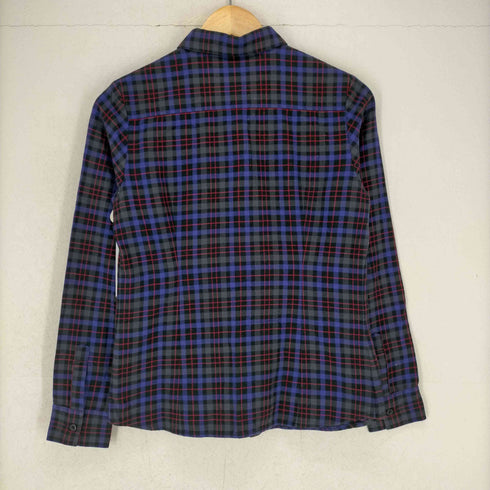 フレッドペリー FRED PERRY フロントフリルチェックネルシャツ レディース JPN:M