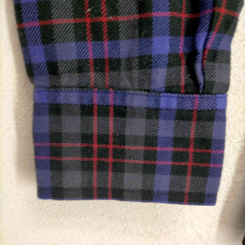 フレッドペリー FRED PERRY フロントフリルチェックネルシャツ レディース JPN:M