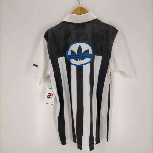 アディダス adidas 90s~00s トレフォイルロゴ ストライプ ポロシャツ メンズ JPN:M