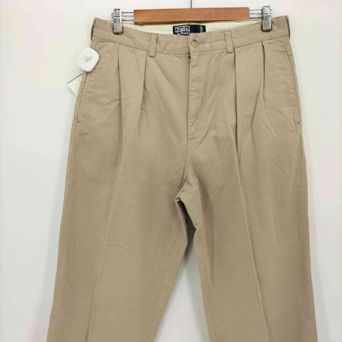 ポロバイラルフローレン Polo by RALPH LAUREN 90s POLO CHINO Andrew Pant 2タック コットン チノ パンツ メンズ 34×32