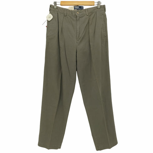 ポロバイラルフローレン Polo by RALPH LAUREN 90s POLO CHINO Andrew Pant 2タック コットン チノ パンツ メンズ 34×32