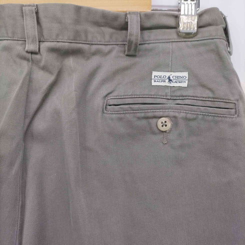 ポロバイラルフローレン Polo by RALPH LAUREN 90s POLO CHINO Andrew Pant 2タック コットン チノ パンツ メンズ 34×32