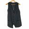 アンドゥムルメステール Ann DEMEULEMEESTER バックストラップデザインロングジレ メンズ US:38