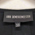 アンドゥムルメステール Ann DEMEULEMEESTER バックストラップデザインロングジレ メンズ US:38