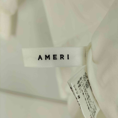 アメリ AMERI バルーンスリーブフレアワンピース チュニック バックオープン レディース FREE