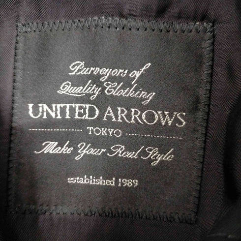 ユナイテッドアローズ UNITED ARROWS 千鳥柄ライナー付き ステンカラーコート メンズ JPN:M