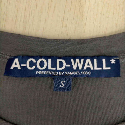 アコールドウォール A-COLD-WALL イギリス製 フロントプリント クルーネックTシャツ メンズ JPN:S