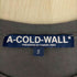 アコールドウォール A-COLD-WALL イギリス製 フロントプリント クルーネックTシャツ メンズ JPN:S