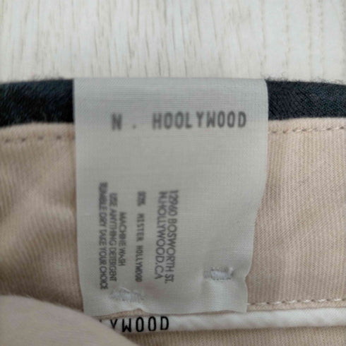 エヌハリウッド N.HOOLYWOOD TAPERED SLACKS メンズ 38