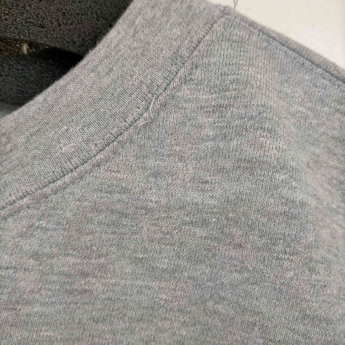 エディーバウアー Eddie Bauer フロントロゴ刺繍 前V霜降りスウェット メンズ import:L