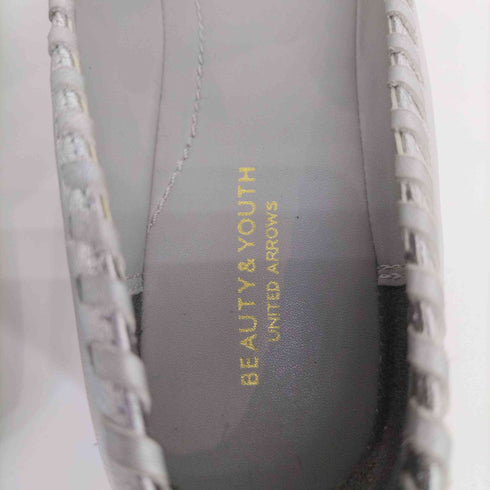 ビューティーアンドユースユナイテッドアローズ BEAUTY & YOUTH UNITED ARROWS BY レザーラウンドステッチフラットシューズ レディース JPN:37