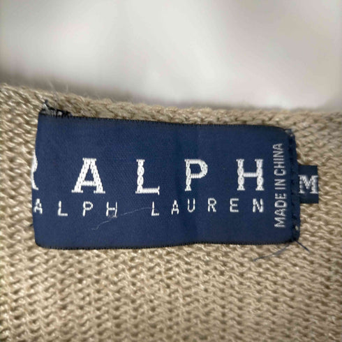 ラルフローレン RALPH LAUREN レーヨンアクリルVネックニット レディース import:M