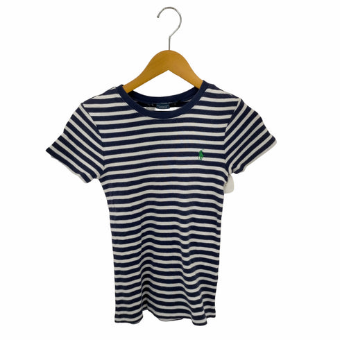 ラルフローレンスポーツ RALPH LAUREN SPORT スモールポニー刺繍ボーダーS/Sカットソー レディース import:S