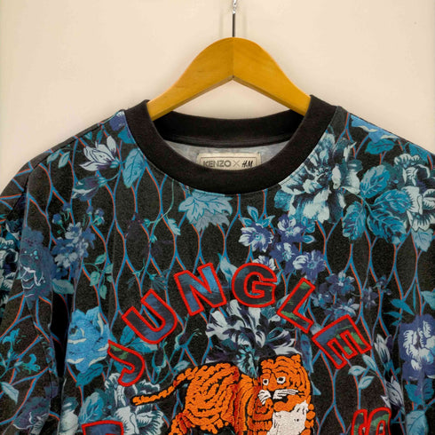 ケンゾー エイチアンドエム kenzo h&M 虎柄 アップリケTシャツ レディース JPN:M