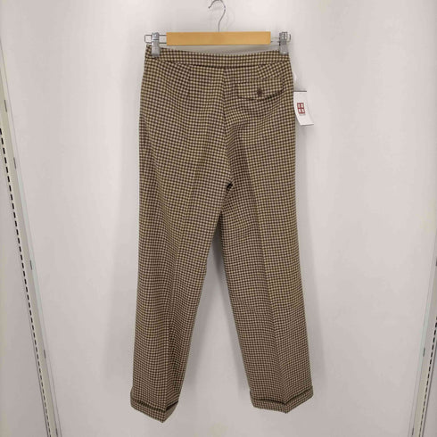 ラルフローレン アールエル RALPH RL LAUREN チェックウールノータックスラックス レディース 7