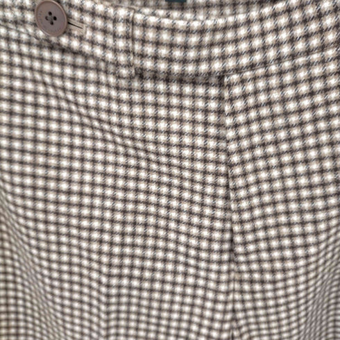 ラルフローレン アールエル RALPH RL LAUREN チェックウールノータックスラックス レディース 7