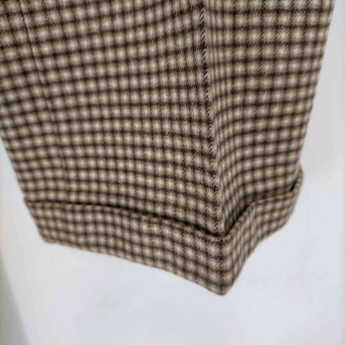 ラルフローレン アールエル RALPH RL LAUREN チェックウールノータックスラックス レディース 7